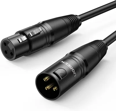 Cable de Micrófono XLR Macho a Hembra UGREEN, 8 m, Audio Balanceado