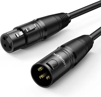 كابل صوتي UGREEN ميكروفون XLR (أنثوي) - XLR (ذكري) 10م (AV130) 20714 أفضل سعر