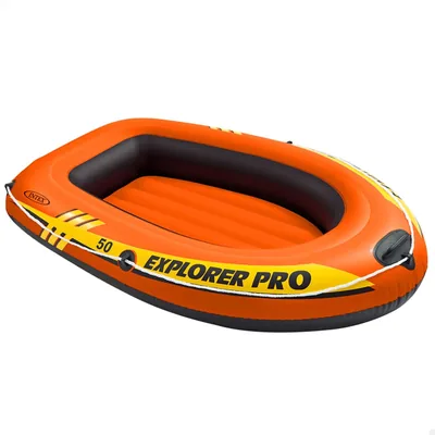 Intex Explorer Pro 50 : Bateau sans pagaies, Orange, 137x85x23 cm - 40% de réduction