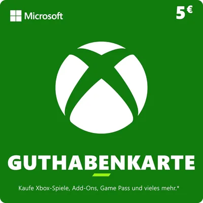Xbox Guthaben | 5 EUR | Alle Konsolen & Windows [Download-Code]