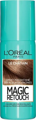 L'ORÉAL PARIS Magic Retouch Instant White Hair et Correcteur de Racines Spray 75 ml Brown - 19% de réduction