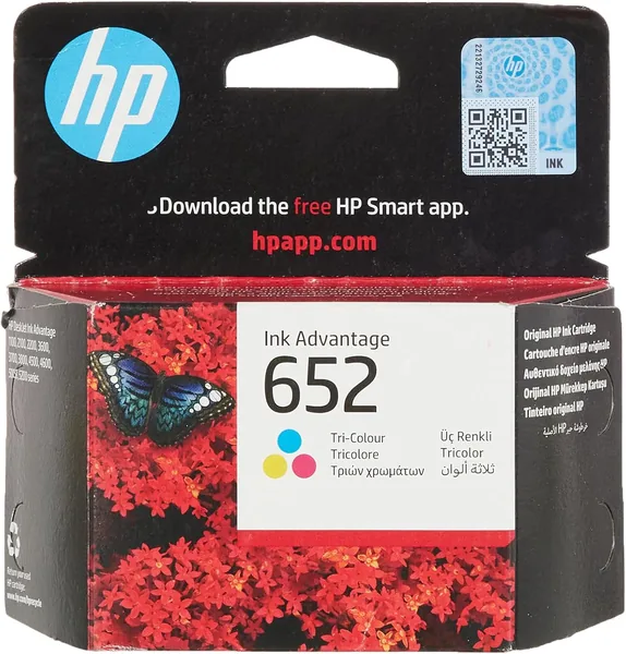 HP HP 652 Tri-Color Original Ink Cartridge 200 pages