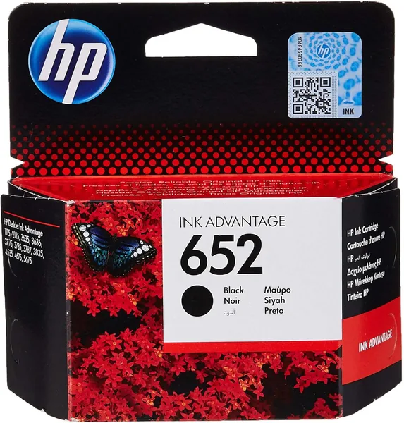 HP 652 Black Original Ink Cartridge