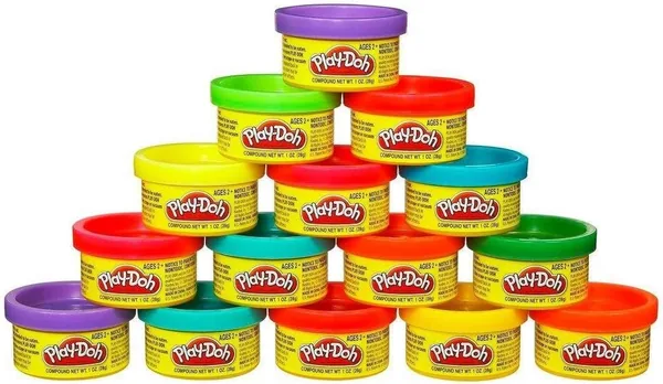 Play-Doh Party Bag, 15 Mini Play-Doh Cans for Kids Party Favors