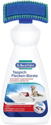 Dr. Beckmann Teppich Flecken-Burste Środek i Szczotka do Czyszczenia Dywanów, 650 ml - Najlepszy Ceny