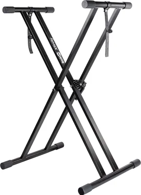 Support de clavier RockJam Xfinity Double Base avec sangles de sécurité - Meilleures affaires
