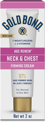 Gold Bond Ultimate Neck & Chest Firming Cream 2 Ounce Moisturizing Lotion