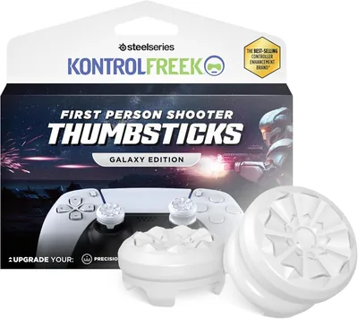 KontrolFreek FPS Freek Galaxy White للألعاب على بلايستيشن 4 وبلايستيشن 5 - عصا تحكم عالية الأداء