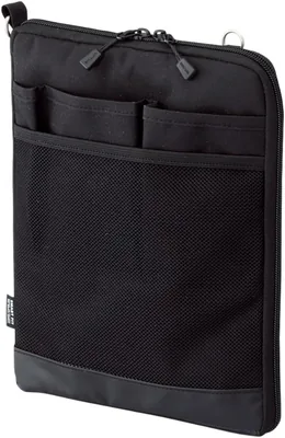 Lihit Lab A7682-24 Bag-in-Bag, A5, Vertical, Black