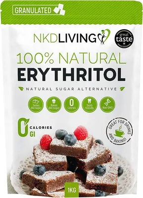 NKD Living Erythritol Granulated Sugar Replacement 1kg