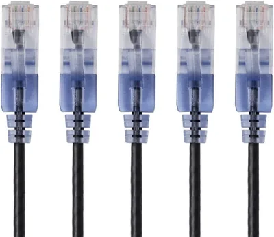 Monoprice Cat6A Ethernet Cable 5-Pack