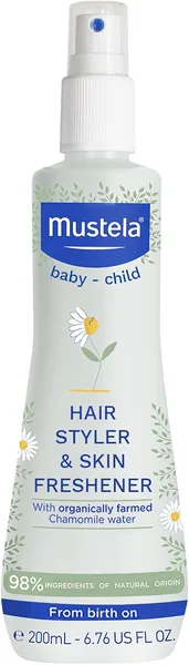 Mustela Baby Hair Styler & Skin Freshener - with Natural Avocado & Chamomile Water