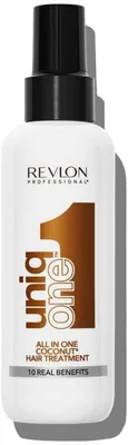 Revlon Professional UniqOne Termisk Haarförsörjning Haarconditioner Glatt Låt i Haarbehandeling Spray Kokosduft - 5% Rabatt