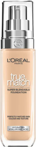 L'Oréal Paris True Match Foundation 3N - Natuurlijke dekking met Hyaluronzuur en SPF 15 - 30 ml - Vegan - 55% Korting