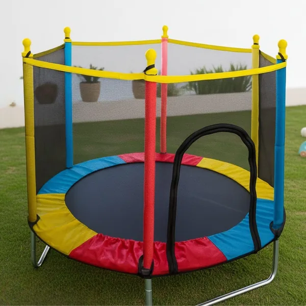 Cama El stica Infantil com Rede de Proteção