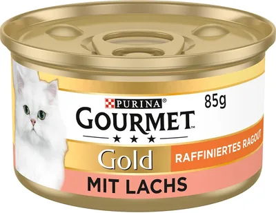 Gourmet Gold Savory Turret Katvoer met Zalm - 12 x 85g (12 blikken; 102 kg) 26% Korting