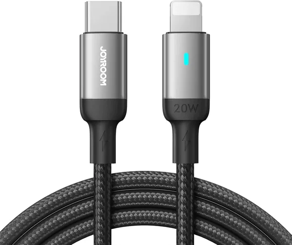 Joyroom S-CL020A10Extraordinary Series 20W Type-C to Lightning Fast Charging Data Cable 1.2m-Black