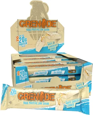 Grenade High Protein White Chocolate Cookie Bar - 26% Off