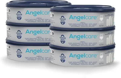 Angelcare - 6 Piles de Couches - Octogonales - Anti-Odour - Déguisement - Fabrication Française - 47% De Réduction