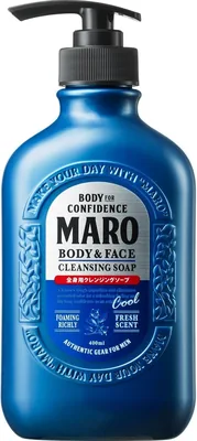 MARO メンズ フルボディ洗浄剤、クールハーブシトラス香り、13.5フロン (400ml) リッチフォームボディソープ Best Deal