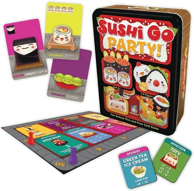 Sushi Go! Party Card Game, Deluxe Edition