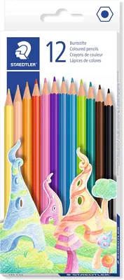 Staedtler Hexagonal Coloured Pencils 12-Pack Best Deal