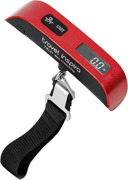 travel inspira Luggage Scale, Portable Digital Hanging Baggage Scale for Travel