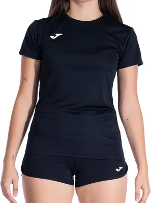 Camiseta Deportiva de Mangas Cortas Joma para Mujer, 6XS - 3XL - Mantiene el Cuerpo Seco, Ideal para Correr o Gimnasio - Combi