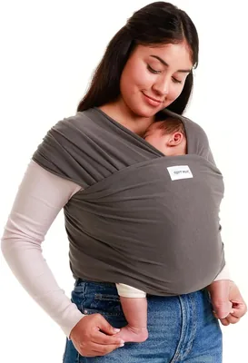 Sleepy Wrap Baby Sling Carrier 7-35 lbs - Dark Grey