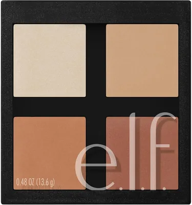 e.l.f. Contour Palette 4 Shades Customizable Easy to Apply