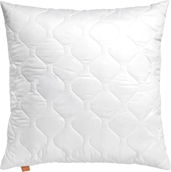 Sleeping 190019-P comfort 100 microfibre pillow in white, 80 x 80