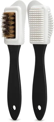 Kaps 4-Sided Shoe Brush: Nubuck & Suede Cleaning with Brass Bristles - 56% Off