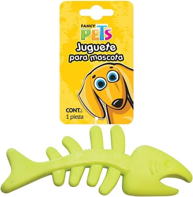 Fancy Pets Juguete para Perros Pequeños, Pescado de Caucho, 12.5 cm, Mordedera con Bordes de Limpieza, Material Lavable, Colores Variados - Mejor Oferta