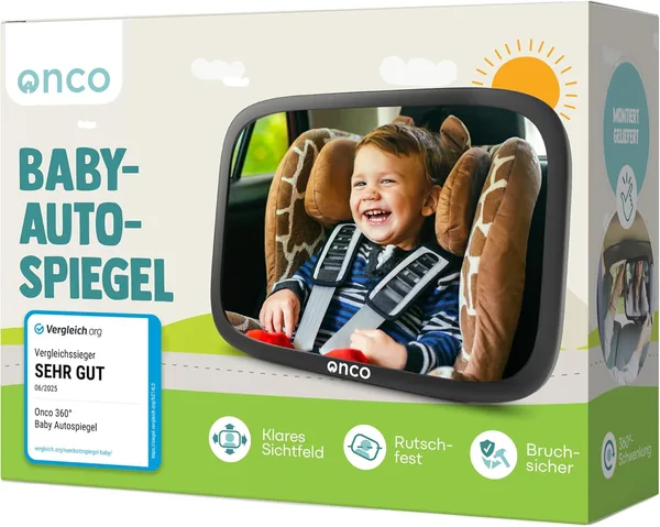 Onco Baby Car Mirror Back Seat