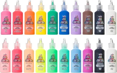 Tulip Dimensional Fabric Paint Set, 3D Rainbow Paint