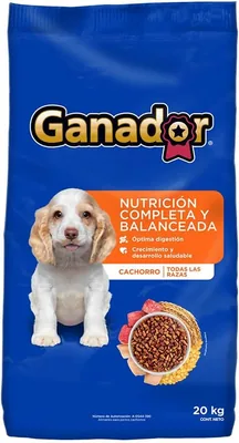 Alimento Seco Ganador Cachorro Todas las Razas - 1 x 20 kg (38% Off)