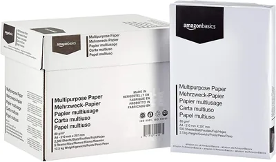Amazon Basics 5 x 500 Feuilles Papier A4 80gsm Blanc - Meilleure Offre