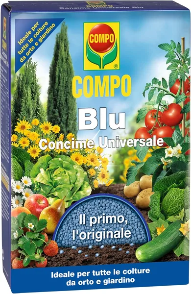 COMPO Blu Universal Granular Fertiliser for All Garden and Garden Crops 1kg