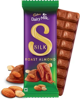Dairy Milk Silk Roast Almond Chocolate Bar 58g - Best Deal