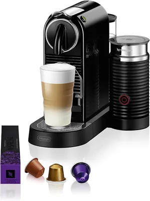 De'Longhi Nespresso Citiz Coffee Machine & Milk Frother Black
