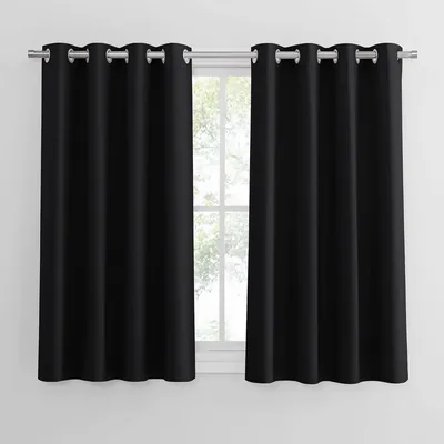 Pony Dance Curtains Barndörr Termis dötning Öppna ögons döra, Svart