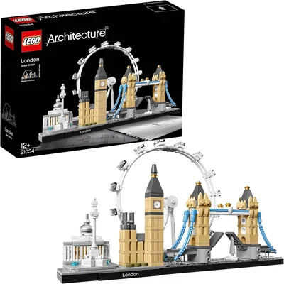 LEGO Architecture Londyn - Dekoracje do Domu, Klocki Konstrukcyjne, Zestaw Kolekcjonerski