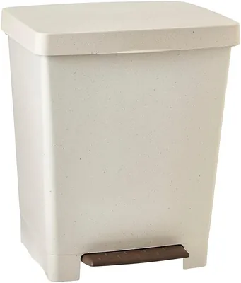 Pedalera de cocina Tatay Cubik 21L | Acabado Mate | Interior y Exterior | Bolsas de 20L a 30L | Plástico Reciclado al 100%