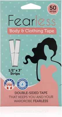 Fearless Tape - Transparent Double Sided Clothing & Body Tape