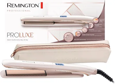 Remington S9100 ProLuxe härsträckare (OptiHeat teknologi för långvarig styling i en stroke)
