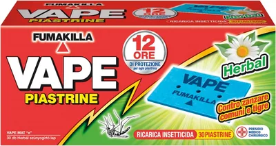 Piatti aromatizzati al vapore per repellere zanzare e mosche - Protezione fino a 12 ore, ideale per interni ed esterni