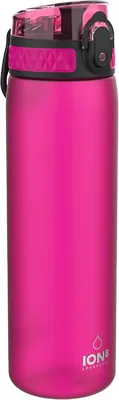 ION8 Waterfles 500ml/18oz Lekdicht, Makkelijk Openbaar, Veilig Slot, Vaatwasmachinebestendig, BPAvrij, Handvat, Past in Autohouder