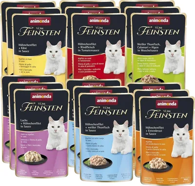 Animonda Vom Feinsten Adult Cat Food, Feine Fleischcreationen, 18 x 50g | Best Deal