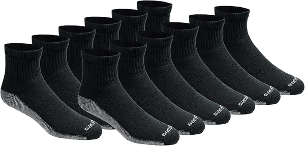 Dickies Dri-tech Moisture Control Quarter Socks (pack of 6)