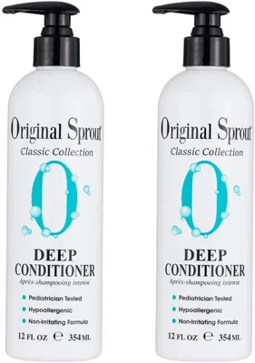 Original Sprout Deep Conditioner, Organic Vegan, 12 Ounces (2 Pack)